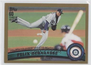 2011 Topps - [Base] - Gold #403 - Checklist - Felix Hernandez /2011