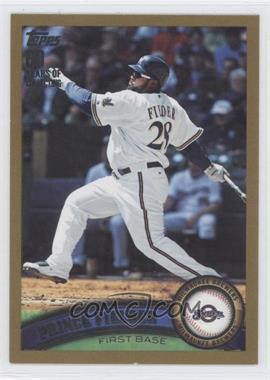 2011 Topps - [Base] - Gold #410 - Prince Fielder /2011