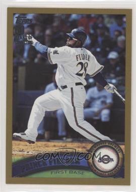 2011 Topps - [Base] - Gold #410 - Prince Fielder /2011