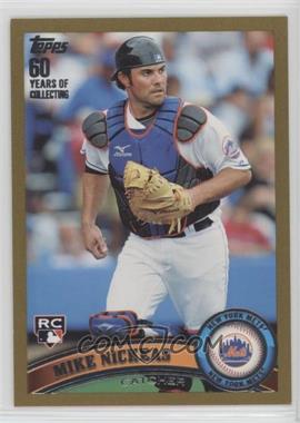 2011 Topps - [Base] - Gold #523 - Mike Nickeas /2011