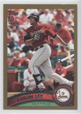 2011 Topps - [Base] - Gold #586 - Carlos Lee /2011