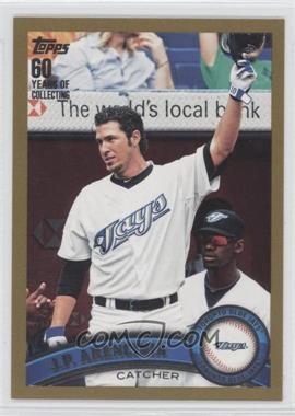 2011 Topps - [Base] - Gold #587 - J.P. Arencibia /2011