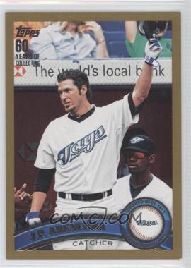 2011 Topps - [Base] - Gold #587 - J.P. Arencibia /2011