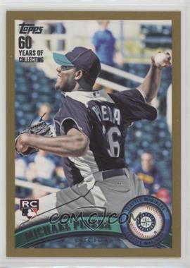 2011 Topps - [Base] - Gold #595 - Michael Pineda /2011