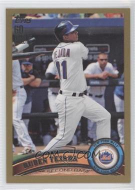 2011 Topps - [Base] - Gold #625 - Ruben Tejada /2011