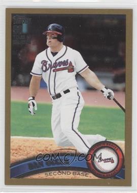 2011 Topps - [Base] - Gold #640 - Dan Uggla /2011