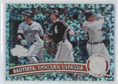 2011 Topps - [Base] - Hope Diamond Anniversary #202 - League Leaders - Jose Bautista, Paul Konerko, Miguel Cabrera /60