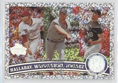 2011 Topps - [Base] - Platinum Diamond Anniversary #11 - League Leaders - Roy Halladay, Adam Wainwright, Ubaldo Jimenez