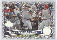 League Leaders - Albert Pujols, Carlos Gonzalez, Joey Votto