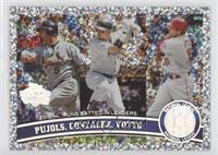 League Leaders - Albert Pujols, Carlos Gonzalez, Joey Votto