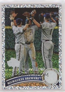 2011 Topps - [Base] - Platinum Diamond Anniversary #187 - Milwaukee Brewers