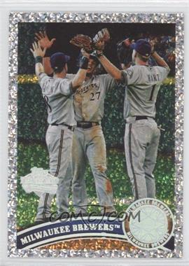 2011 Topps - [Base] - Platinum Diamond Anniversary #187 - Milwaukee Brewers