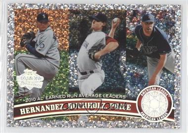 2011 Topps - [Base] - Platinum Diamond Anniversary #235 - League Leaders - Felix Hernandez, Clay Buchholz, David Price
