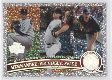 2011 Topps - [Base] - Platinum Diamond Anniversary #235 - League Leaders - Felix Hernandez, Clay Buchholz, David Price