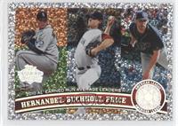 League Leaders - Felix Hernandez, Clay Buchholz, David Price