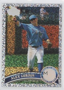 2011 Topps - [Base] - Platinum Diamond Anniversary #262 - Alex Gordon