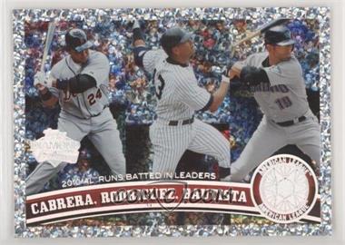 2011 Topps - [Base] - Platinum Diamond Anniversary #306 - League Leaders - Miguel Cabrera, Alex Rodriguez, Jose Bautista