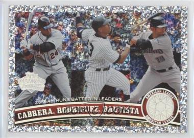 2011 Topps - [Base] - Platinum Diamond Anniversary #306 - League Leaders - Miguel Cabrera, Alex Rodriguez, Jose Bautista