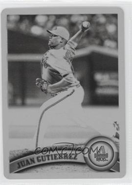 2011 Topps - [Base] - Printing Plate Black #291 - Juan Gutierrez /1