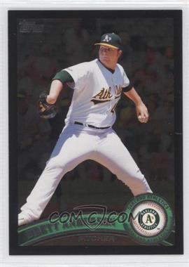 2011 Topps - [Base] - Wal-Mart All-Black #140 - Brett Anderson