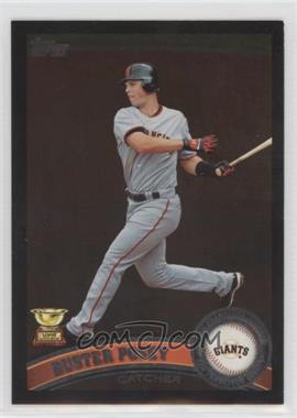 2011 Topps - [Base] - Wal-Mart All-Black #198 - Buster Posey