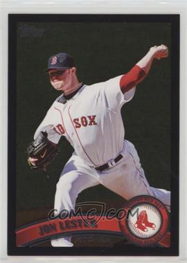 2011 Topps - [Base] - Wal-Mart All-Black #3 - Jon Lester