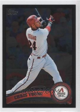 2011 Topps - [Base] - Wal-Mart All-Black #316 - Chris Young