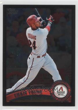 2011 Topps - [Base] - Wal-Mart All-Black #316 - Chris Young