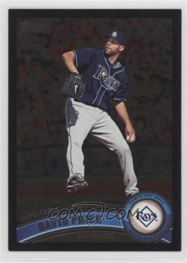 2011 Topps - [Base] - Wal-Mart All-Black #328 - Checklist - David Price