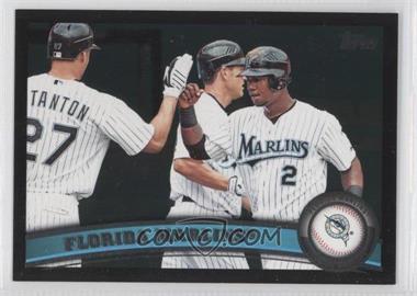 2011 Topps - [Base] - Wal-Mart All-Black #361 - Florida Marlins