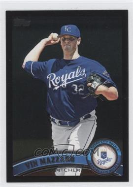 2011 Topps - [Base] - Wal-Mart All-Black #409 - Vin Mazzaro