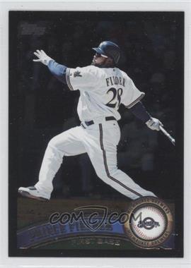 2011 Topps - [Base] - Wal-Mart All-Black #410 - Prince Fielder