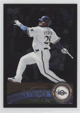 2011 Topps - [Base] - Wal-Mart All-Black #410 - Prince Fielder