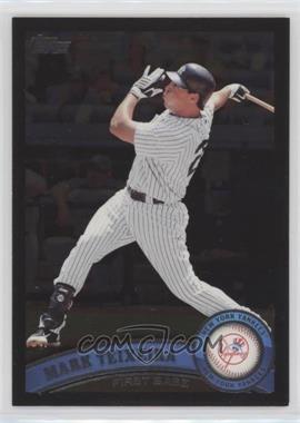 2011 Topps - [Base] - Wal-Mart All-Black #450 - Mark Teixeira