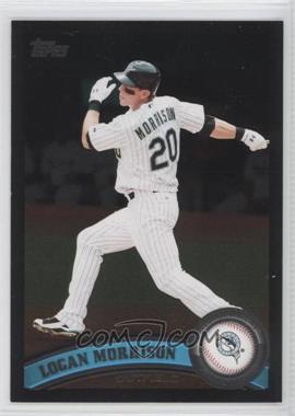 2011 Topps - [Base] - Wal-Mart All-Black #455 - Logan Morrison