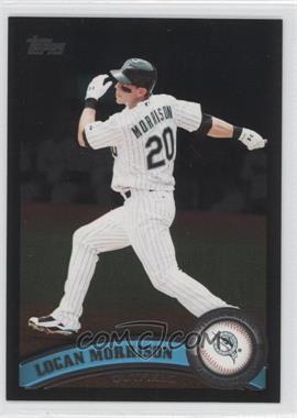 2011 Topps - [Base] - Wal-Mart All-Black #455 - Logan Morrison