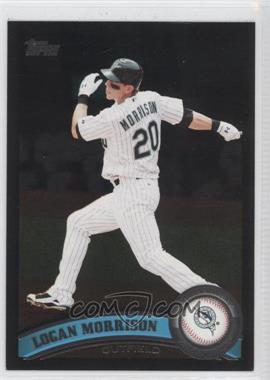 2011 Topps - [Base] - Wal-Mart All-Black #455 - Logan Morrison