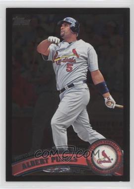 2011 Topps - [Base] - Wal-Mart All-Black #547 - Checklist - Albert Pujols