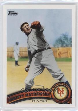 2011 Topps - [Base] #102.2 - SP Legend Variation - Christy Mathewson