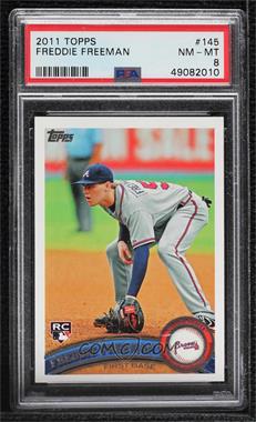 2011 Topps - [Base] #145 - Freddie Freeman [PSA 8 NM‑MT]