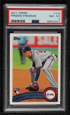 2011 Topps - [Base] #145 - Freddie Freeman [PSA 8 NM‑MT]