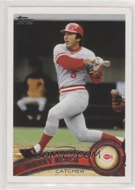 2011 Topps - [Base] #198.2 - SP Legend Variation - Johnny Bench