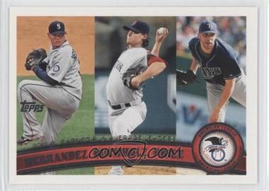 2011 Topps - [Base] #235 - League Leaders - Felix Hernandez, Clay Buchholz, David Price