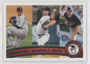 2011 Topps - [Base] #235 - League Leaders - Felix Hernandez, Clay Buchholz, David Price