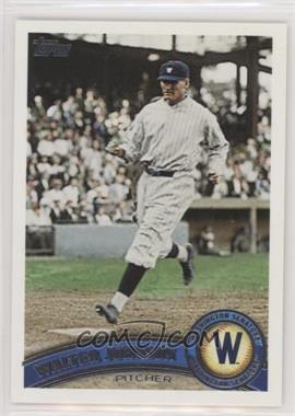 2011 Topps - [Base] #300.2 - SP Legend Variation - Walter Johnson