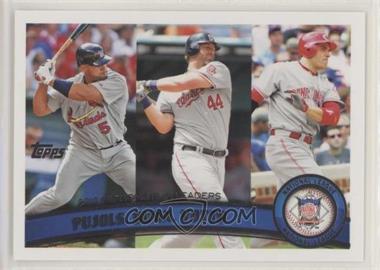 2011 Topps - [Base] #318 - League Leaders - Albert Pujols, Adam Dunn, Joey Votto