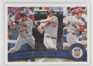 2011 Topps - [Base] #318 - League Leaders - Albert Pujols, Adam Dunn, Joey Votto