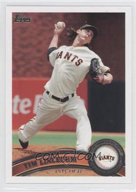 2011 Topps - [Base] #590.1 - Tim Lincecum