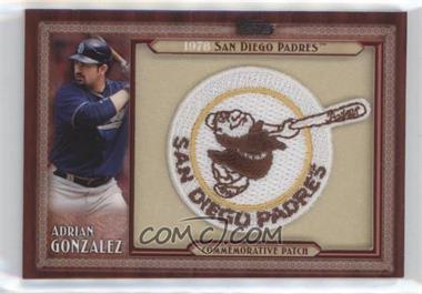 2011 Topps - Blaster Box Throwback Manufactured Patch Series 1 #TLMP-AG - Adrian Gonzalez