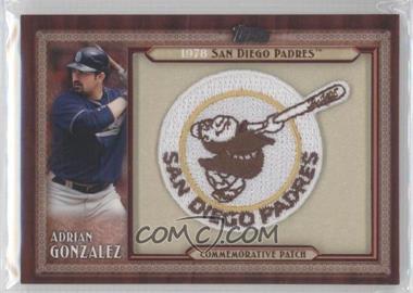 2011 Topps - Blaster Box Throwback Manufactured Patch Series 1 #TLMP-AG - Adrian Gonzalez